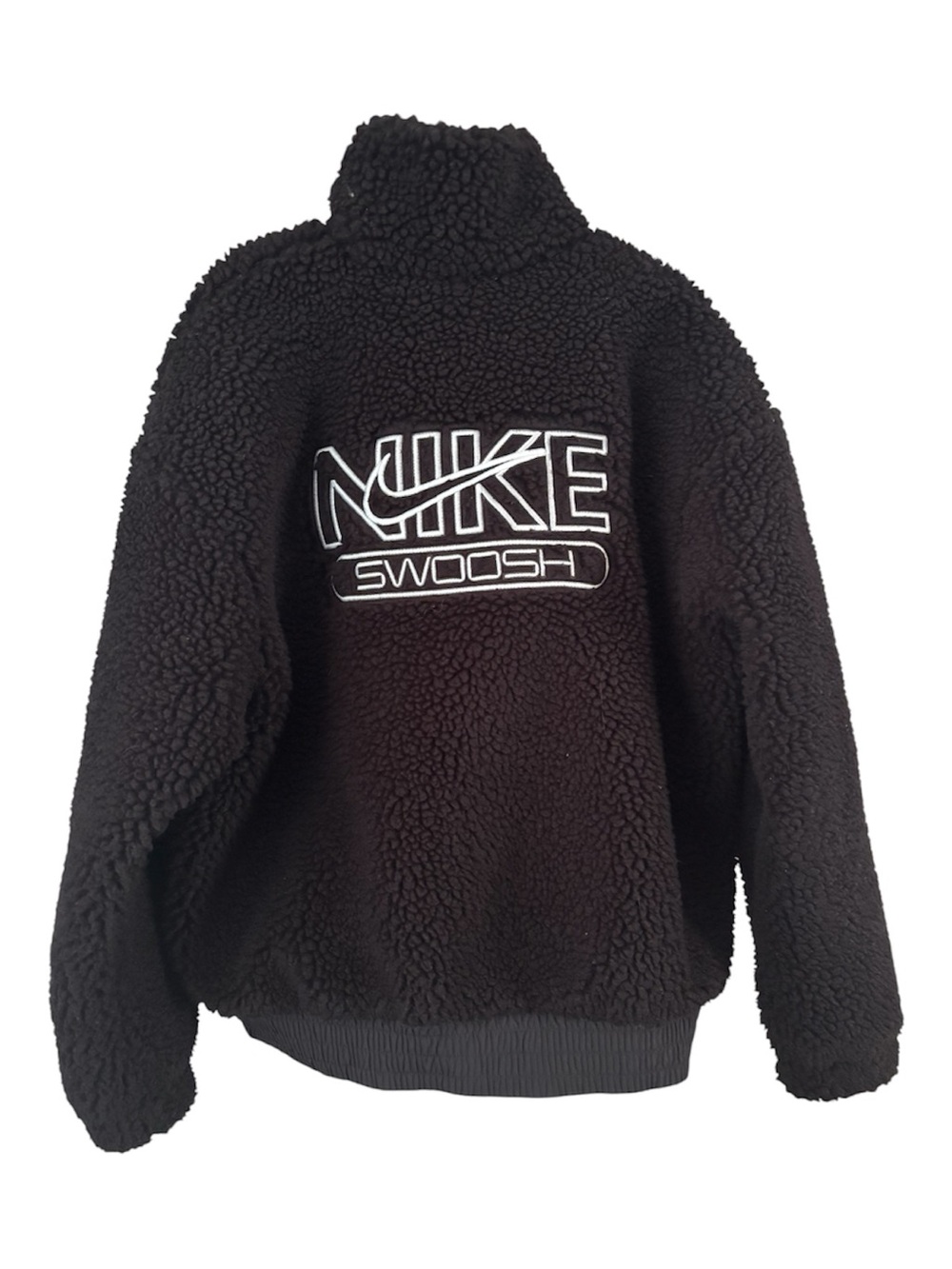 Nike SPORTSWEAR SWOOSH PLUSH Sherpa JACKET DR5628-010 Women’s XS